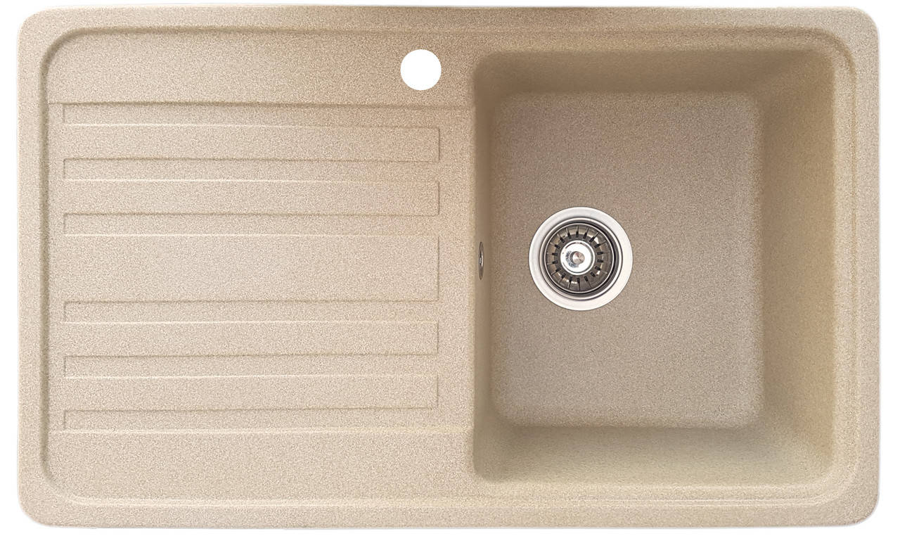 

Гранитная кухонная мойка Valetti 17L 460х760 мм, Бежевый