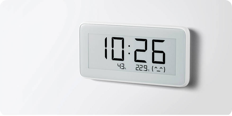 

Часы термометр гигрометр Mijia Temperature And Humidity Electronic Watch LYWSD02MMC