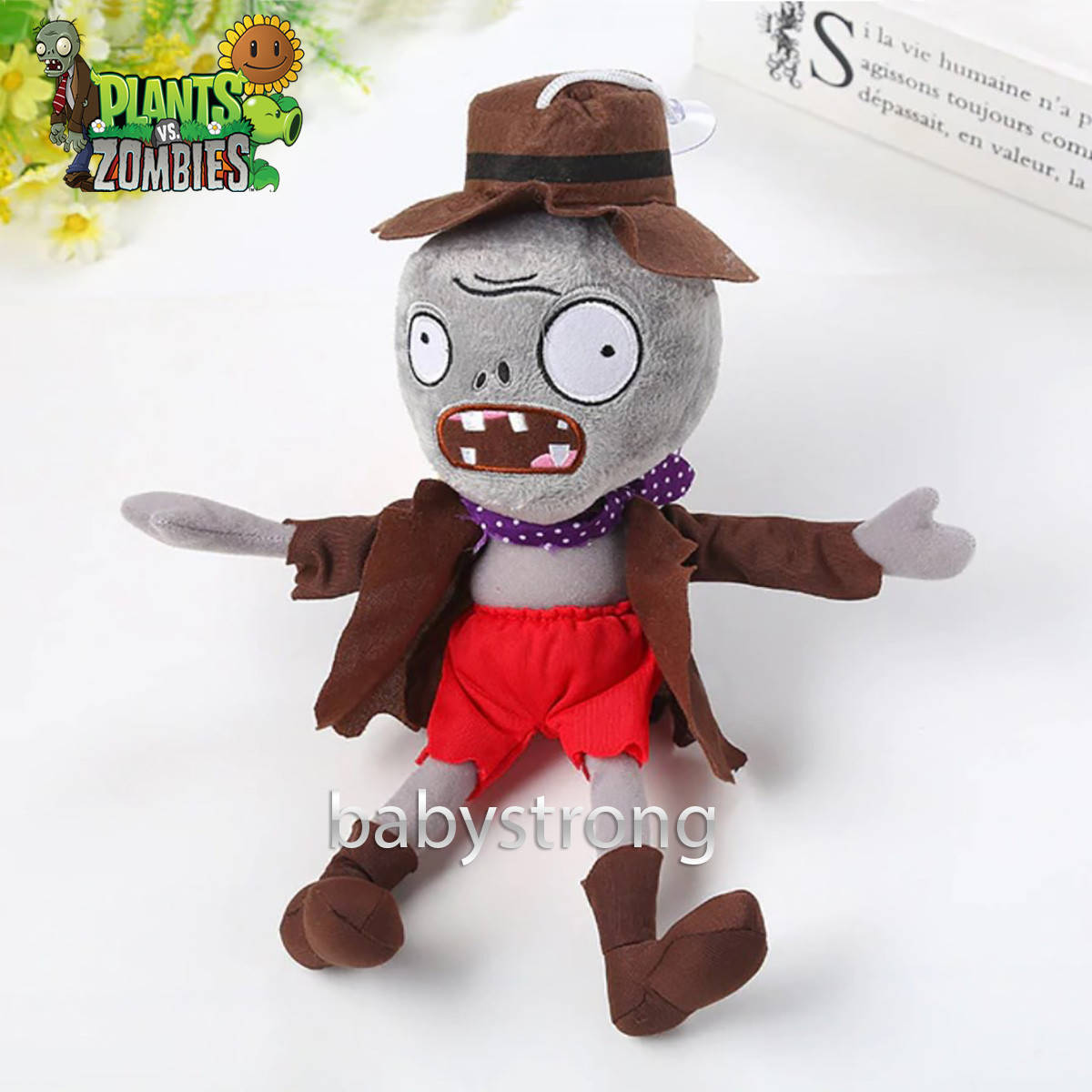 

Мягкая плюшевая игрушка Растения против зомби Ковбой из игры Plants vs Zombies 31 см