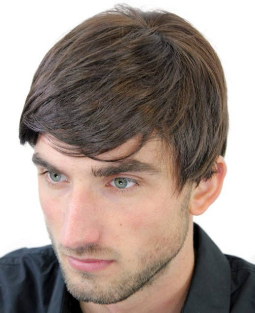 

Мужской парик цвет чёрный, каштановый, медно - коричневый