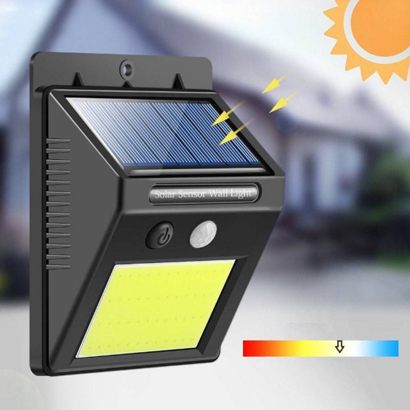 

Наружный светильник с датчиком движения на солнечной зарядке, 48 LED Solar