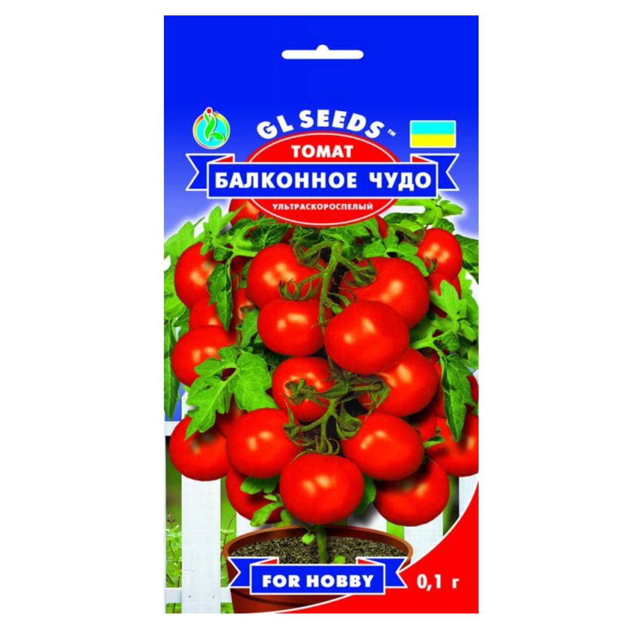 

Томат Балконное чудо 0.1 г Gl Seeds