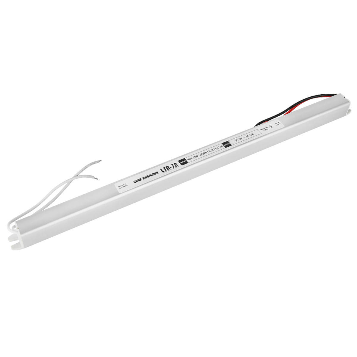 

Блок питания OEM DC12 72W 6А LTR-72-12 stick