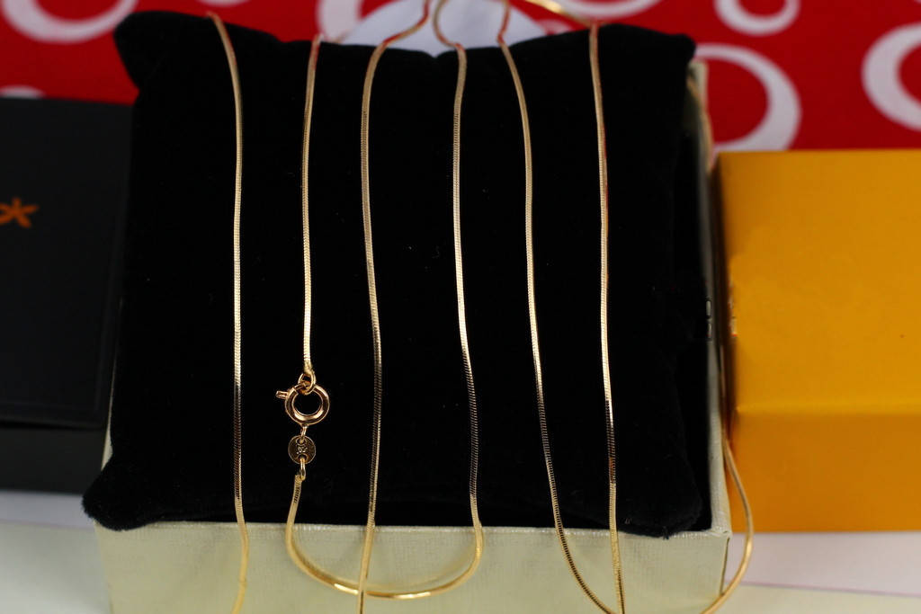 

Цепь Xuping Jewelry жгут 60 см 1 мм золотистая