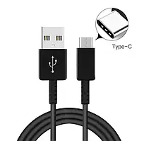 USB кабель Type C для смартфонів, чорний