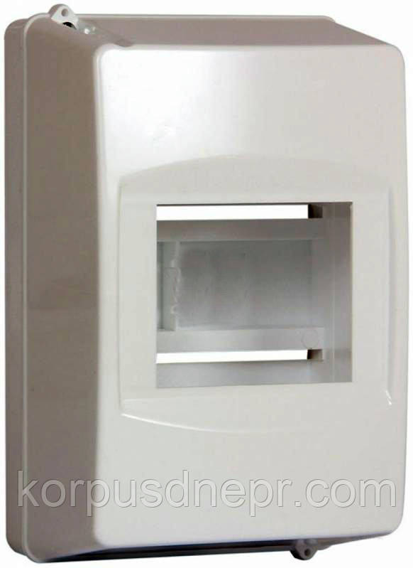 Корпус пластиковый 4-модульный e.plbox.stand.04, без дверки - фото 1 - id-p492876678