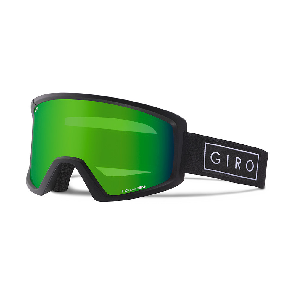 Гірськолижна маска Giro Blok Flash чорна Bar, Loden green 26% (GT)