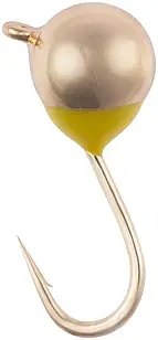 Мормишка вольфрамова Viking Fishing Round+drop 0.31g 3mm col.Gold