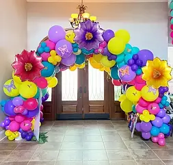 Арка гірлянда з повітряних куль "Flower"