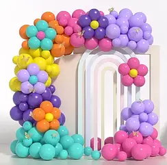 Арка гірлянда з повітряних куль "Весняна", 140 куль