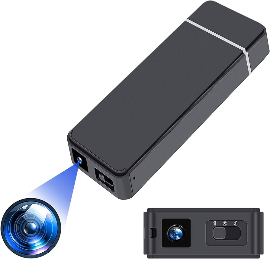 Міні камера HGYGHO 64GB USB 1080P з датчиком руху, відеореєстратор для дому й офісу, фото 1