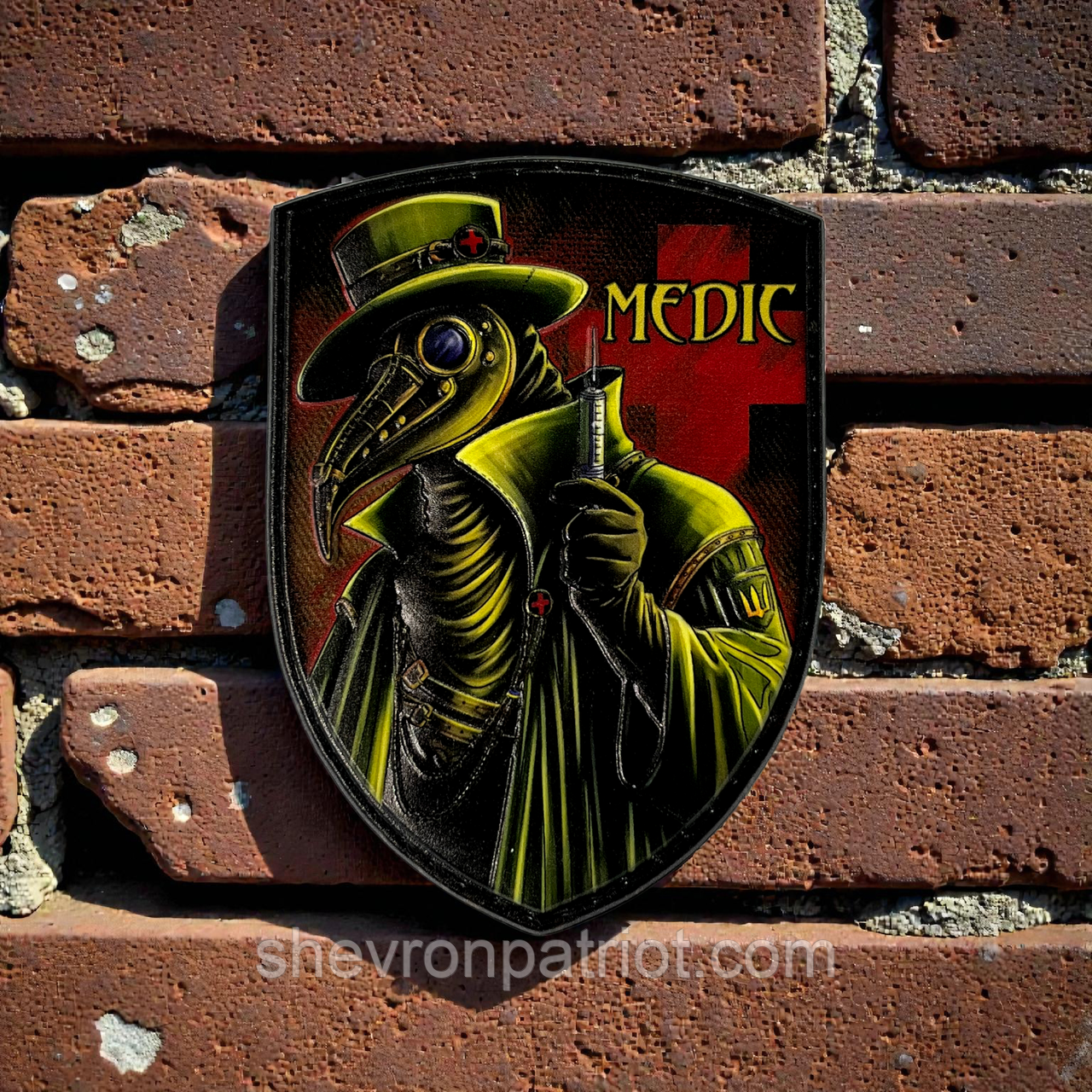 №ПВХ034 Шеврон "MEDIC | МЕДИК" 10Х7СМ, фото 1