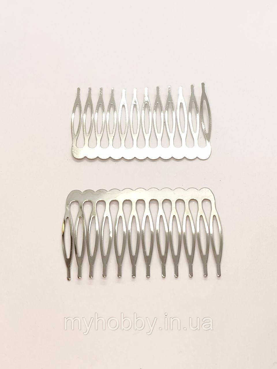 Гребні металеві 6,4см (2шт), фото 1