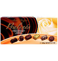 Шоколадные конфеты в коробке Maitre Truffout Assorted Pralines с пралине, 400 гр.