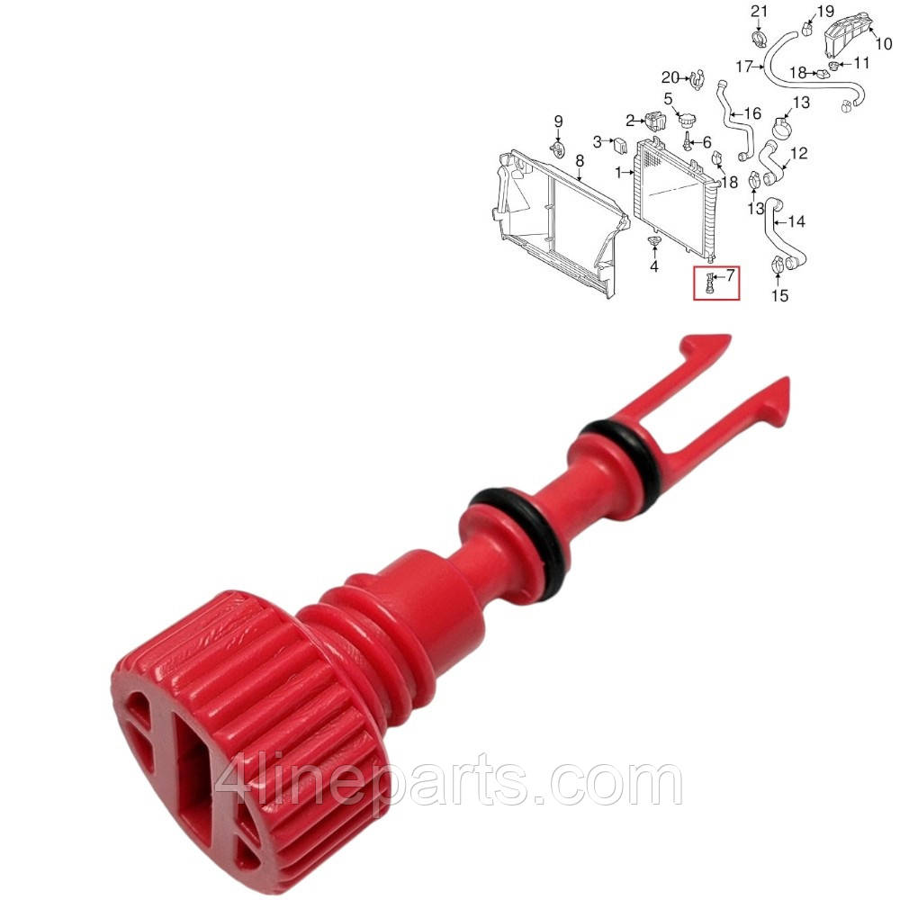 Зливна пробка радіатора C140 Mercedes 2015000085 0005000285 0005000185, фото 1