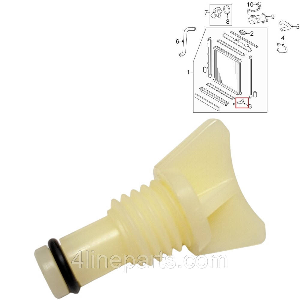 Зливна пробка радіатора Avensis Toyota 9008034002 90080-34002 23322-54010 2332254010, фото 1