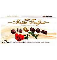 Шоколадные конфеты в коробке Maitre Truffout Assorted Pralines Rose с пралине, 400 гр.