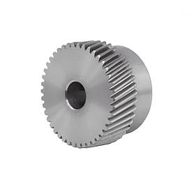 Шестерня косозуба сталева модуль 2.5 GHLM2.0-Z50-D16 для зубчастої рейки (50 зубів, діам. 16 мм)