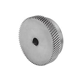 Шестерня косозуба сталева модуль 2.5 GHLM2.0-Z100-D16 для зубчастої рейки (60 зубів, діам. 16 мм)