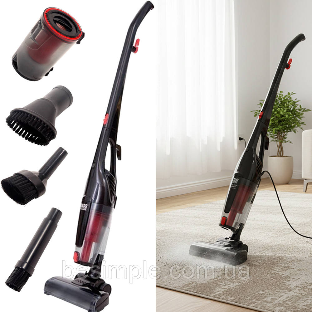 Вертикальний пилосос BH 10320 з турбощіткою, 900 Вт / Пилосос безмішковий / Вертикальний пилосос, фото 1