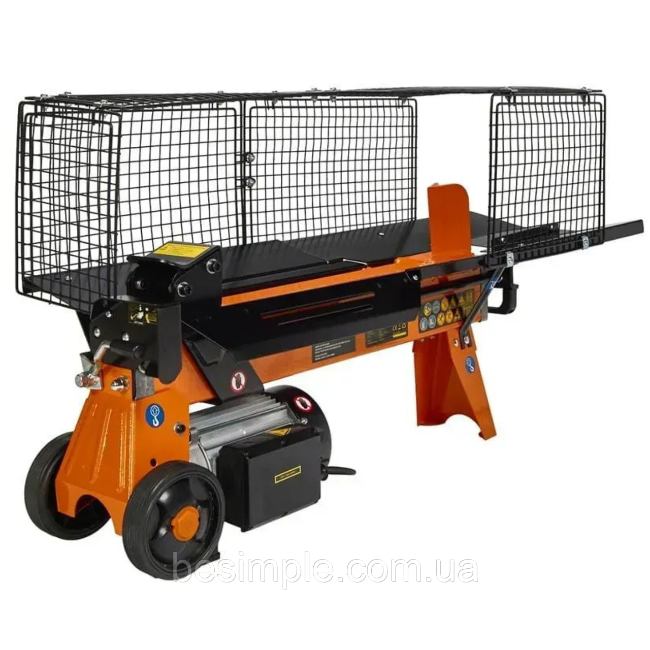 Дровокол Kraft&Dele KD5209 (2500Вт, 7т) / Горизонтальний електричний дровокол, фото 1