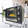 Міні-піч BH 10373, 15 л, 1600 Вт / Настільна духовка з грилем та сушінням / Електрична піч, фото 8