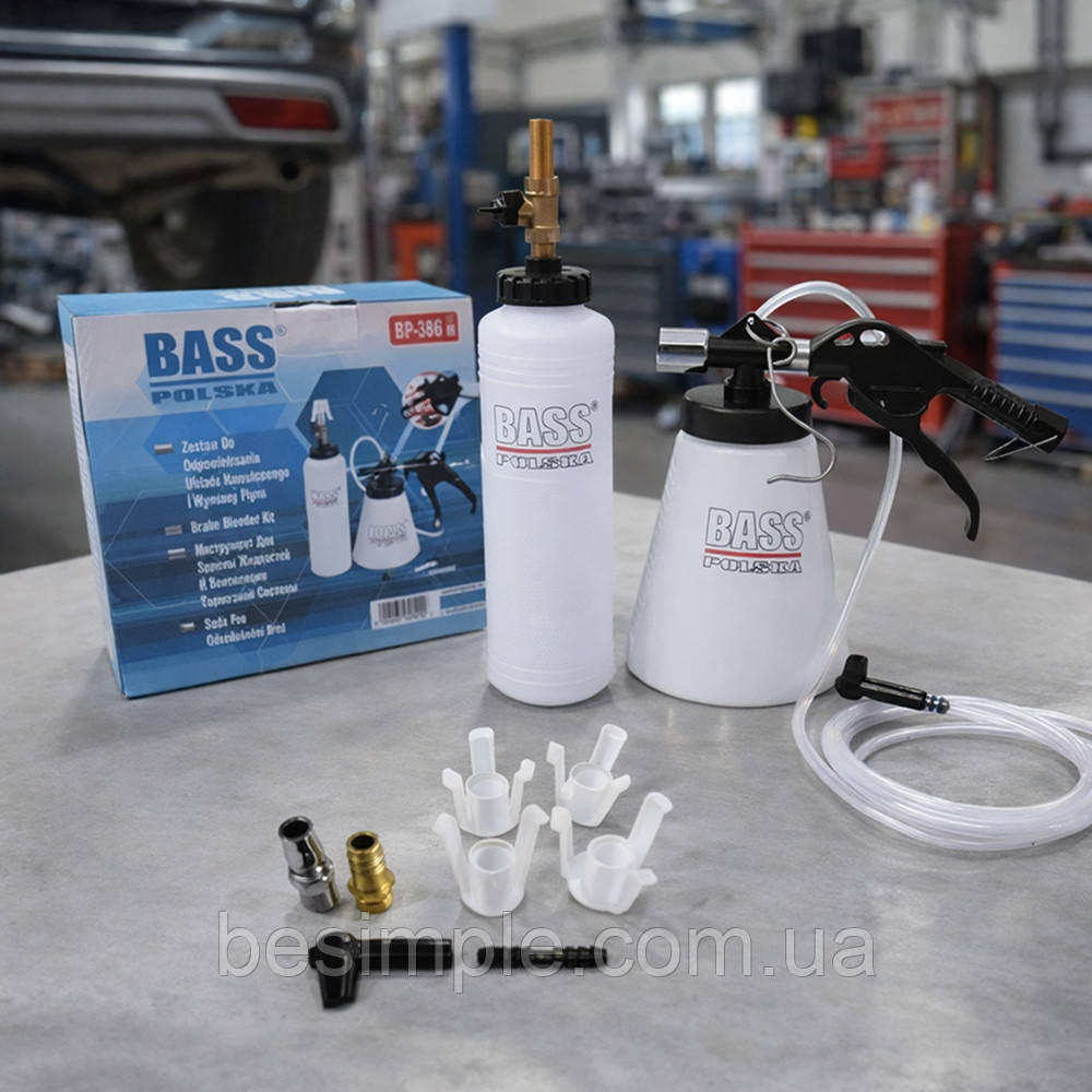 Набір для обслуговування гальм Bass Polska, 10 предметів / Комплект для гальмівної системи, фото 1