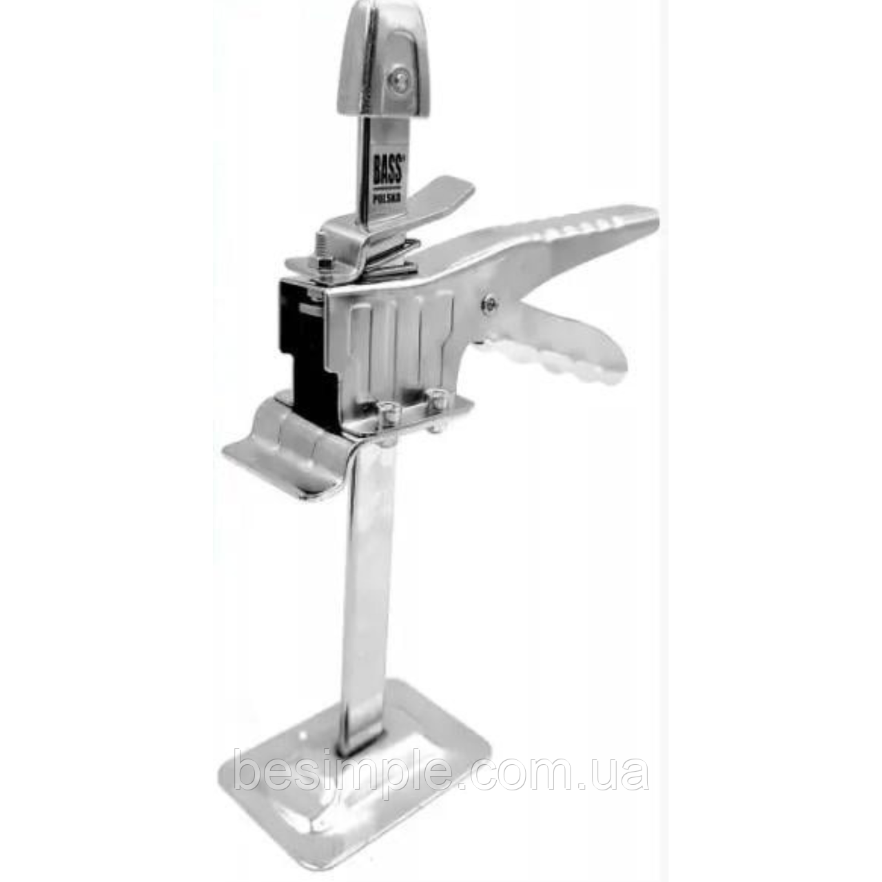 Підйомник для вікон та дверей Bass Polska 3447, 100 кг, 143 мм / Опорний домкрат регульований, фото 1