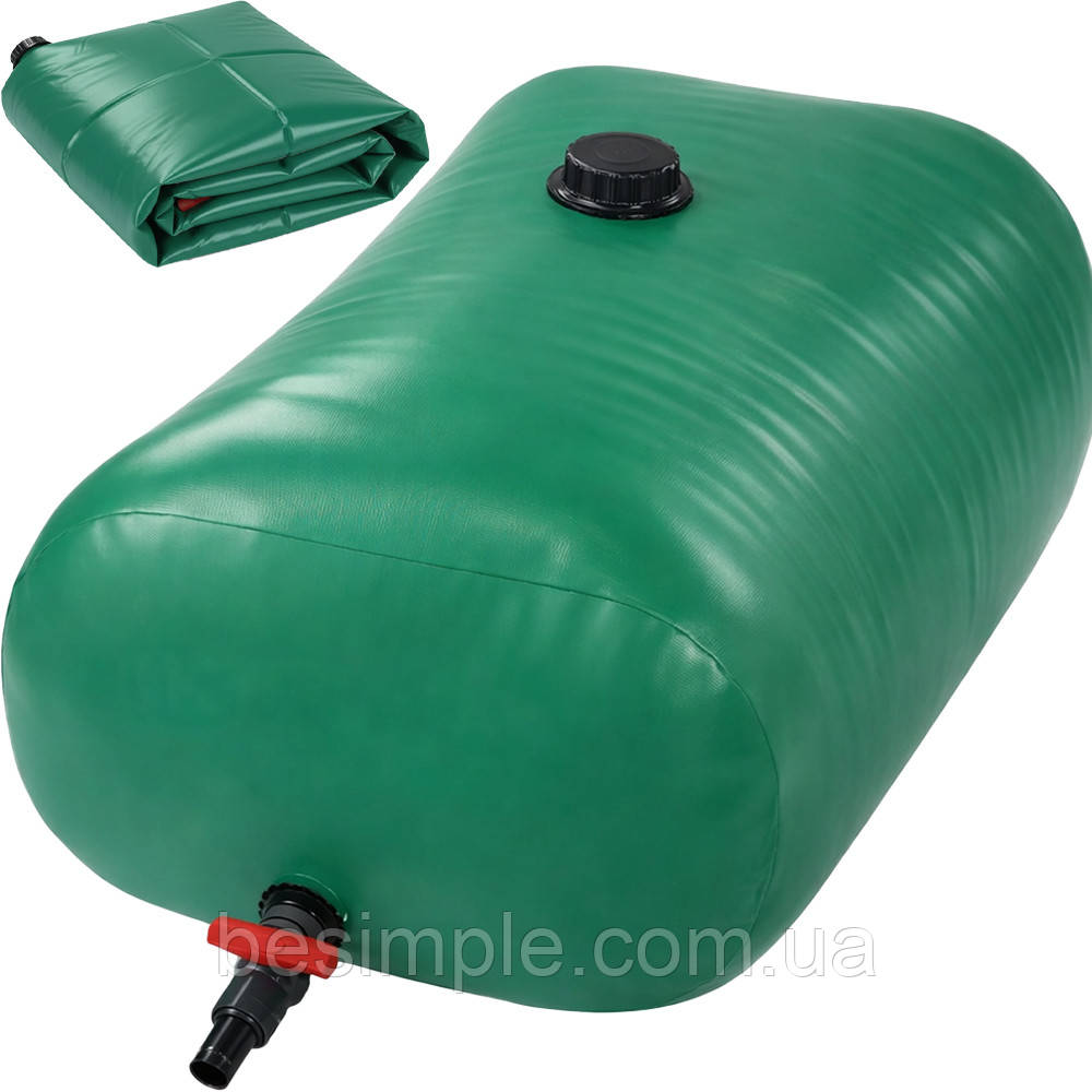 Садовий резервуар для води з краном 500л, Bass Polska BH 80010 / Бак для води / Садовый бак для поливу, фото 1