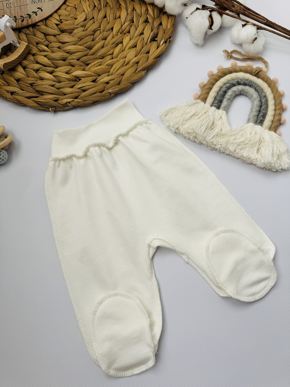 Повзунки для новонароджених теплі 56 см, фото 1