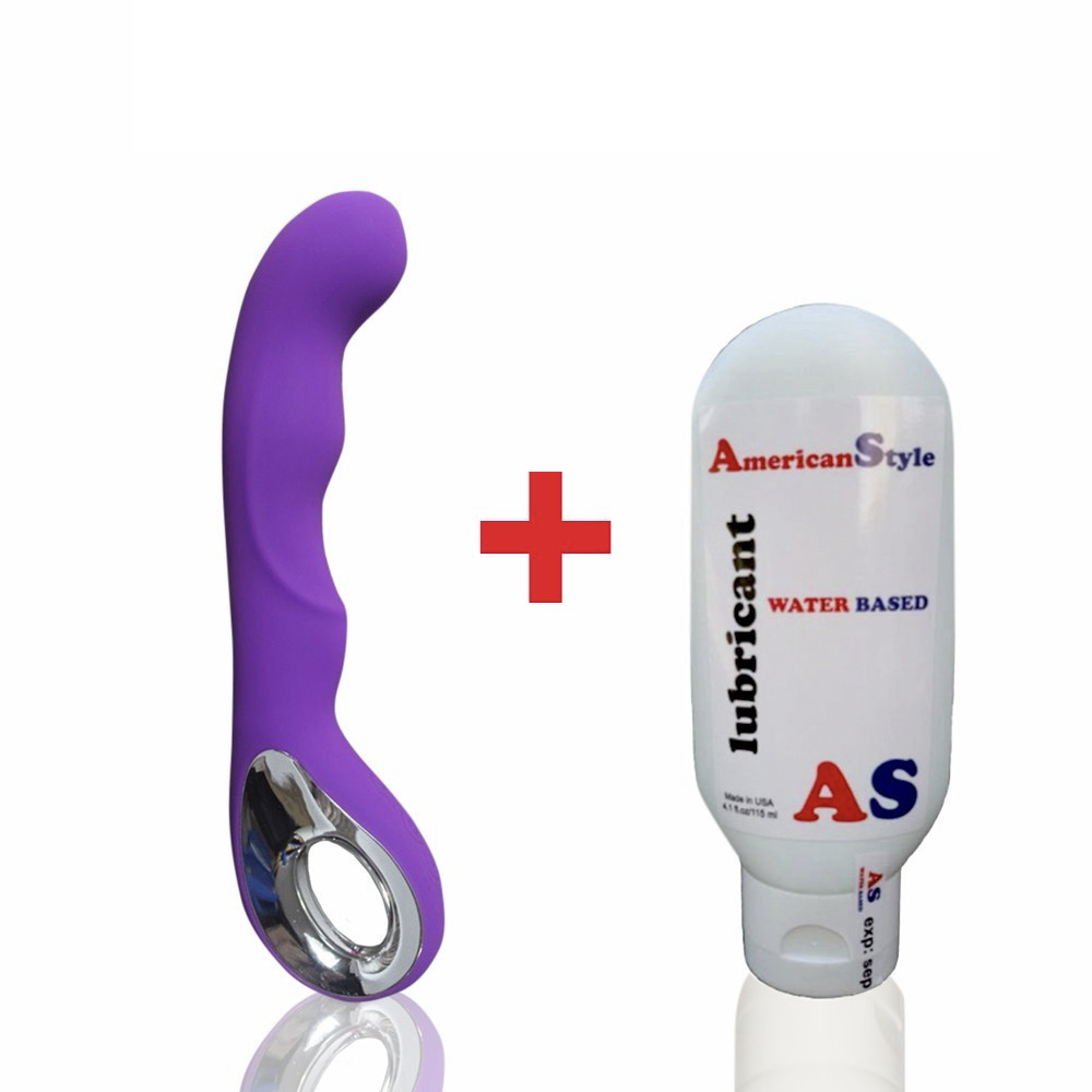 Вібратор для точки G і лубрикант вагінальний USB 21*3 см, фото 1