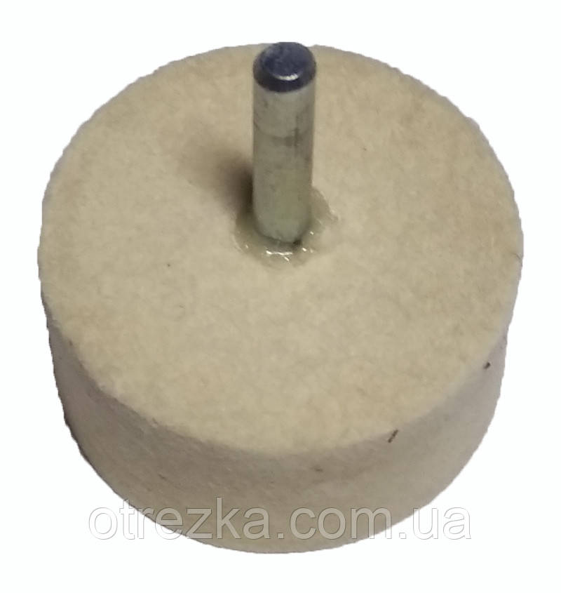 Фетровий круг для дриля 50 мм.