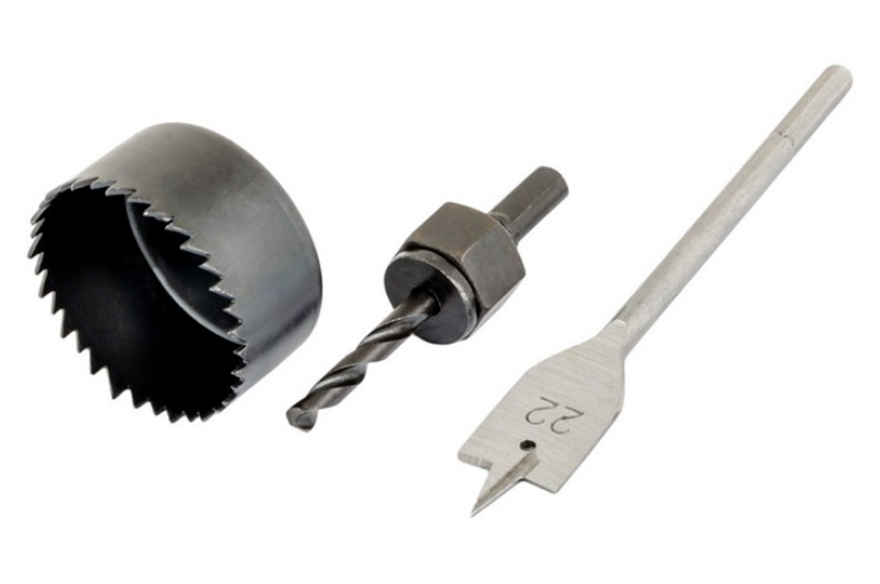 Набір свердел для дерева для встановлення замків Mastertool 3 од. (12-2567)