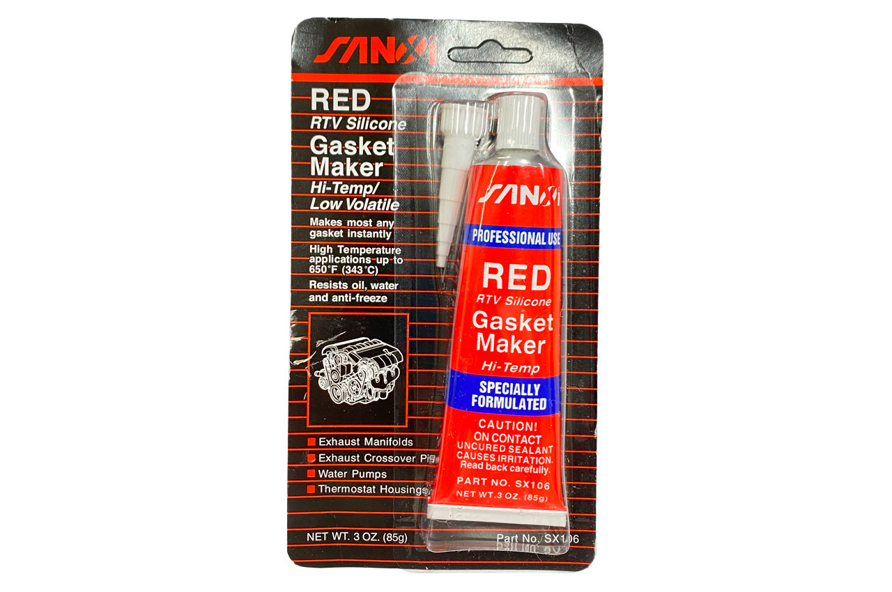 Герметик прокладок Sanoi 85 г x 350 °C червоний (Д-ГПК85)