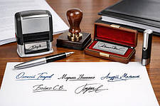 Факсиміле, підпис