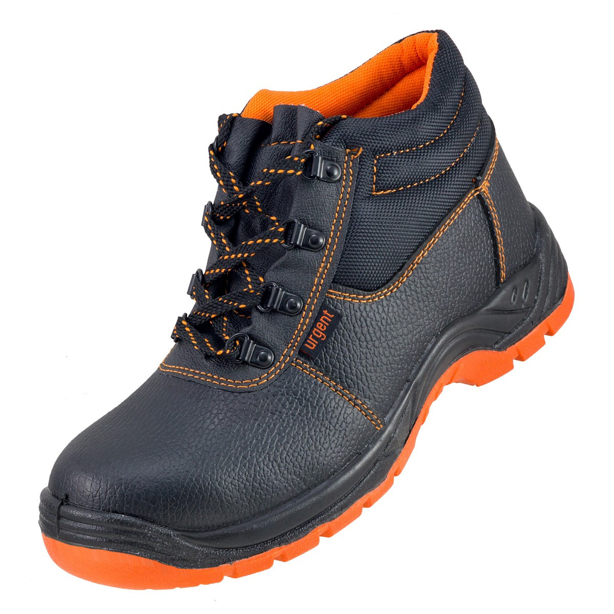 Спецвзуття чоловіче робоче, черевики захисні з металевим підноском шкіряні ударостійкі, роба польша, urgent