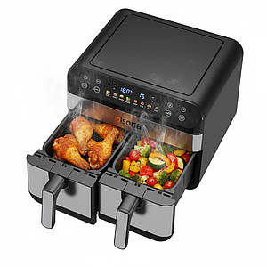 Аерогриль на 2 чаші 9L OLSONA Dualy, багатофункціональна мультипіч (RA920DC)