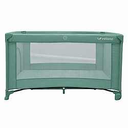 Ліжко-манеж дитяче VELANO Flexi, mint
