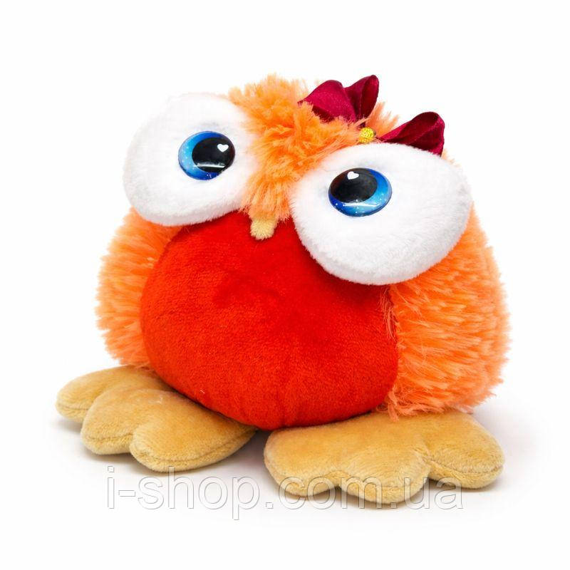 М’яка іграшка сова на присосці Совушка Іскорка 12см дитяча іграшка м’яка для авто і дому, фото 1