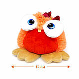 М’яка іграшка сова на присосці Совушка Іскорка 12см дитяча іграшка м’яка для авто і дому, фото 2