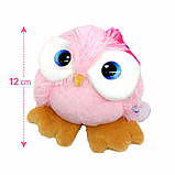 М'яка іграшка сова на присосці рожева м'яка іграшка Совушка Мія 12 см для дітей і подарунка, фото 2
