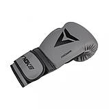 Рукавички боксерські V`Noks Ultima 16 унцій, сірі, фото 2