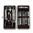 Набір для манікюру та педикюру 12 в 1 у футлярі / Манікюрний набір / Манікюрно-педикюрний набір / Набір для нігтів, фото 8