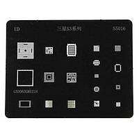 Трафарет BGA S5016 Samsung I9300 Galaxy S3