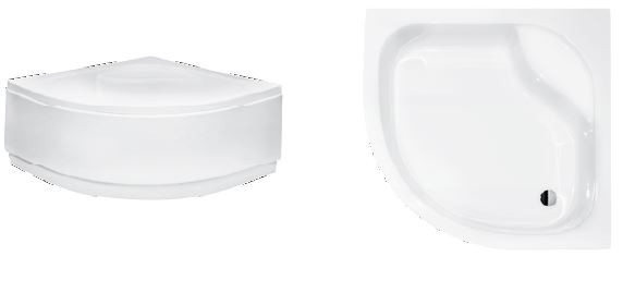 ПАНЕЛЬ до душового піддона DIPER-1 90х90х38 BESCO PMD PIRAMIDA