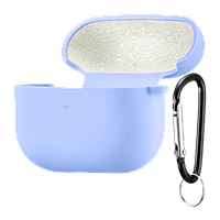 Чохол з Soft-Touch і мікрофіброю для AirPods 4 + карабін - Lilac 10