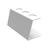 Підставка EKOSTAR для вафельного ріжка на 3шт. Біла, фото 2