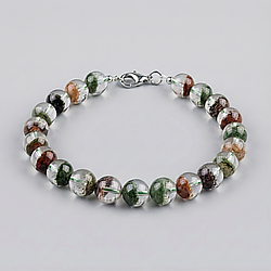 Фантомний кварц Ø8 браслет, 0566ТК