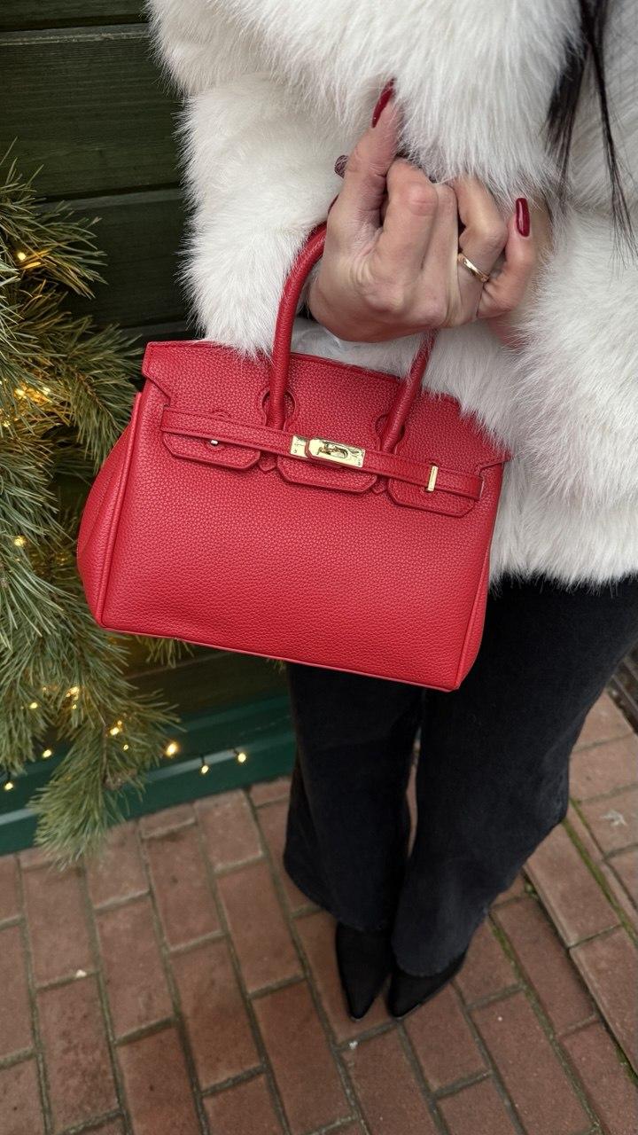 Сумка жіноча, червона, фото 1