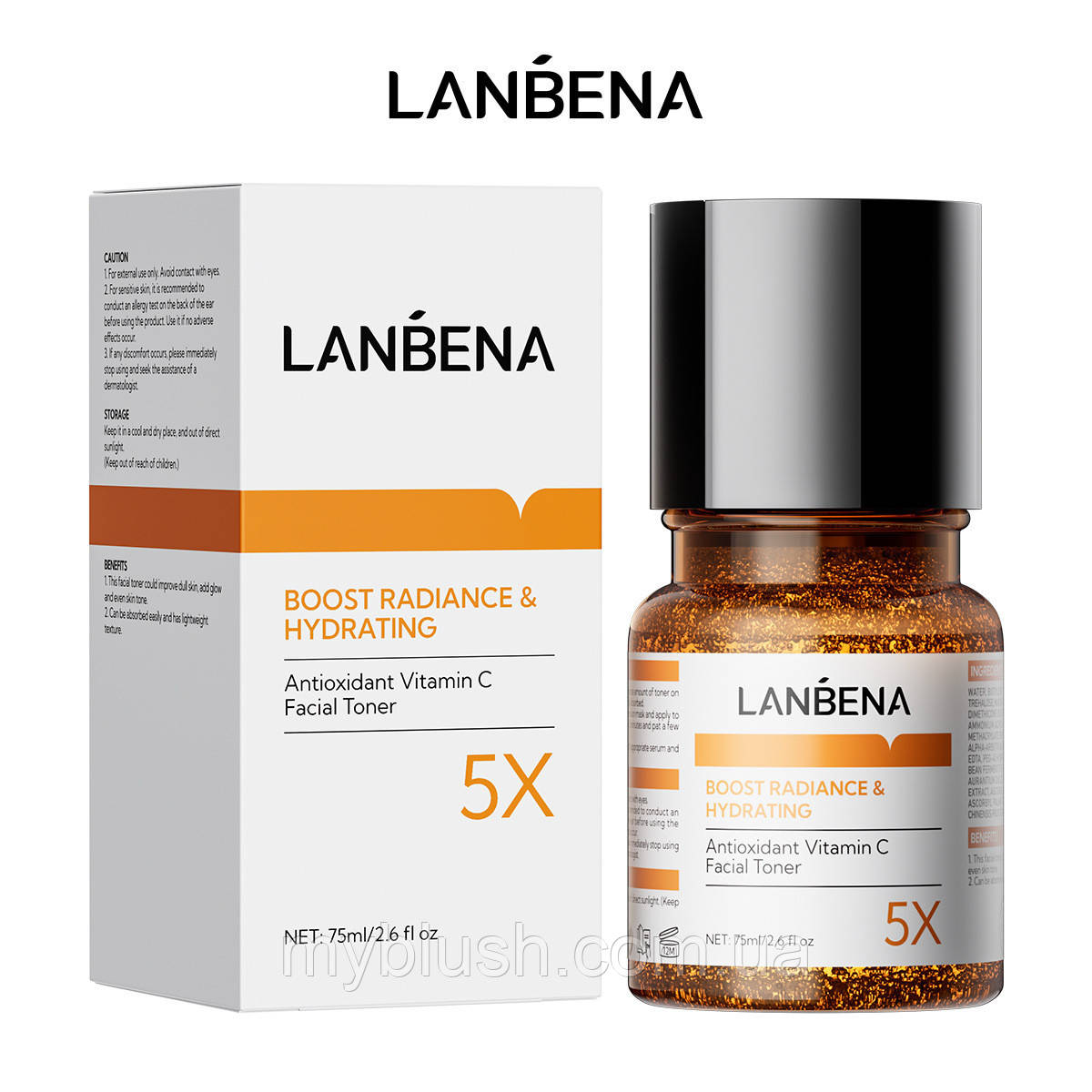 Тонер для обличчя LANBENA Vitamin C Facial Toner (75 мл), фото 1